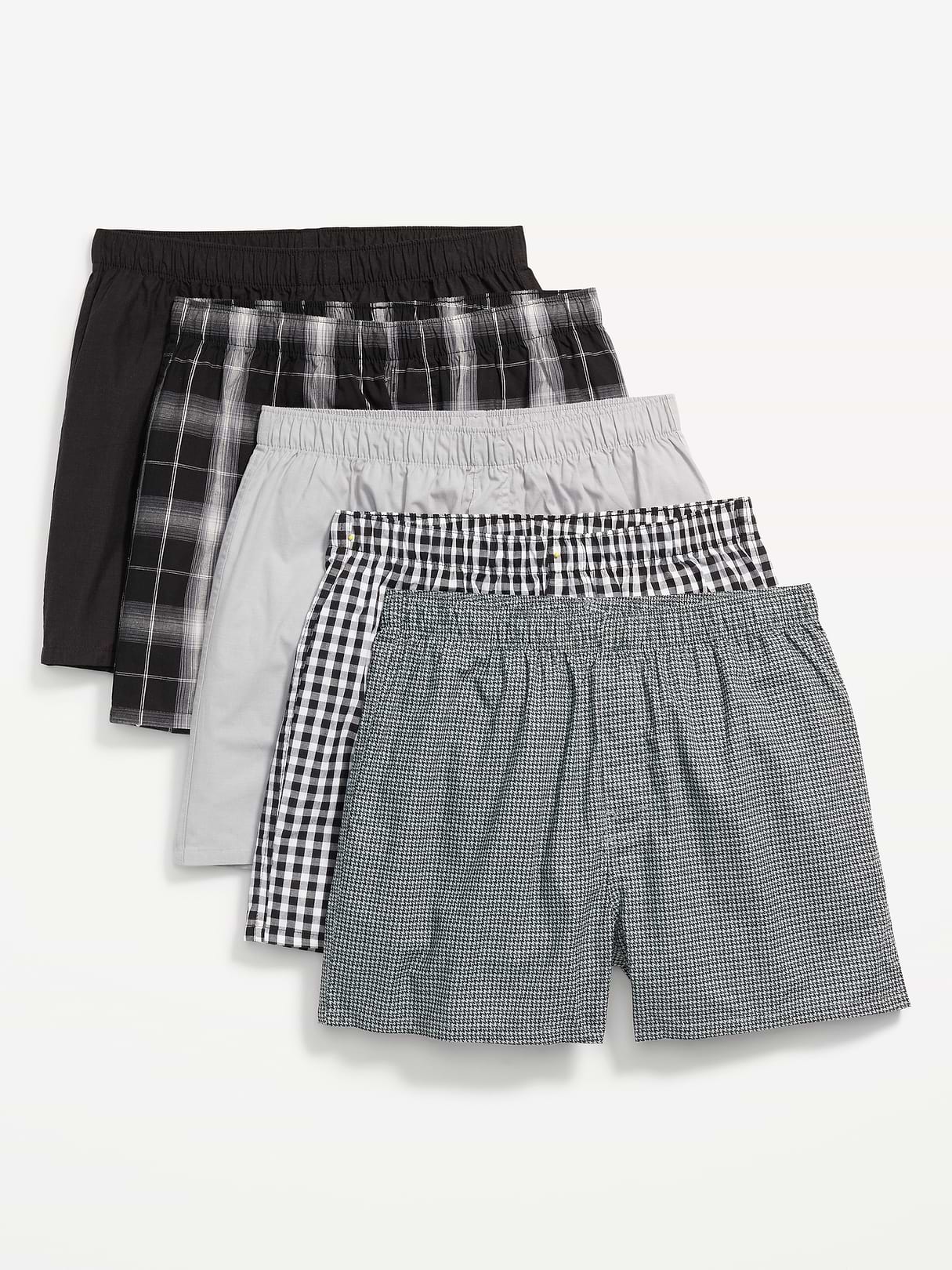 5-Pack Soft-Washed Boxer Shorts -- 3.75-inch inseam | Old Navy