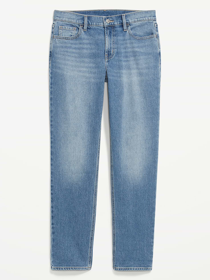 Image number 5 showing, Mid-Rise Wow Boyfriend Straight Jeans