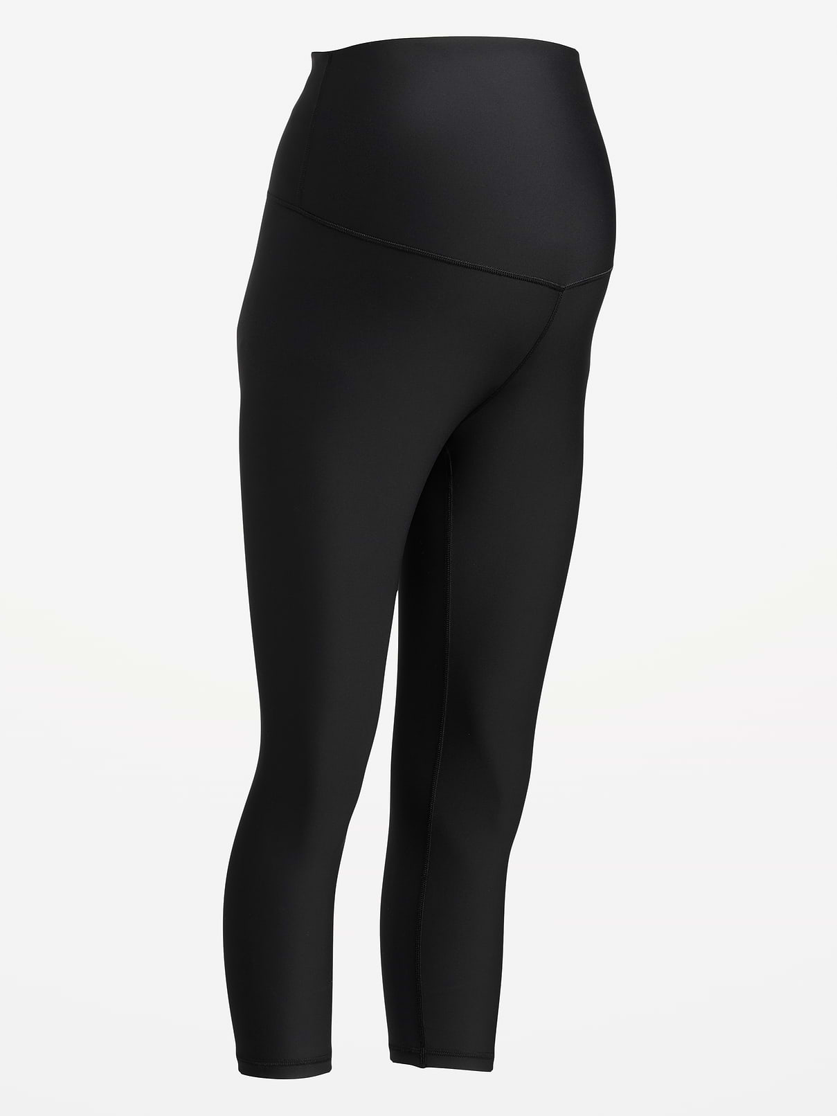 Image number 2 showing, Maternity Full-Panel PowerSoft Crop Leggings