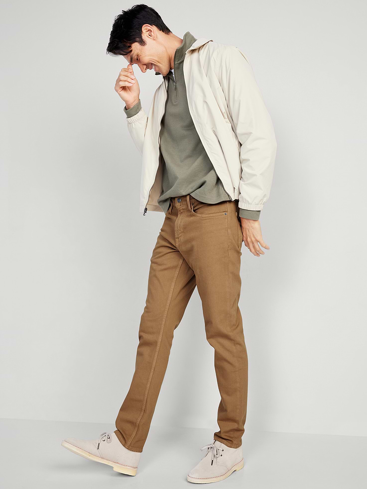 Image number 3 showing, Slim Built-In Flex Five-Pocket Pants