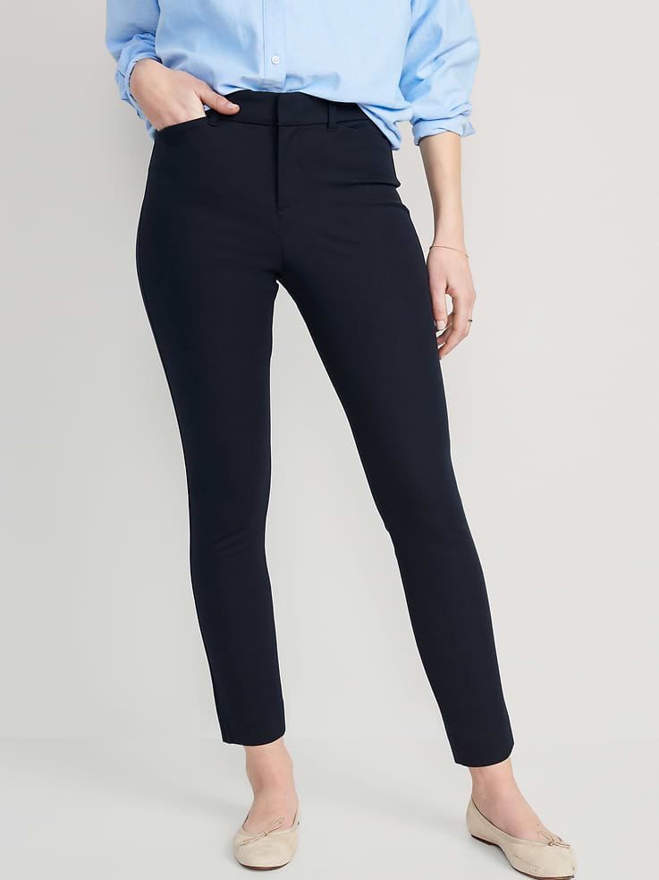 Image number 1 showing, High-Waisted Pixie Skinny Ankle Pants