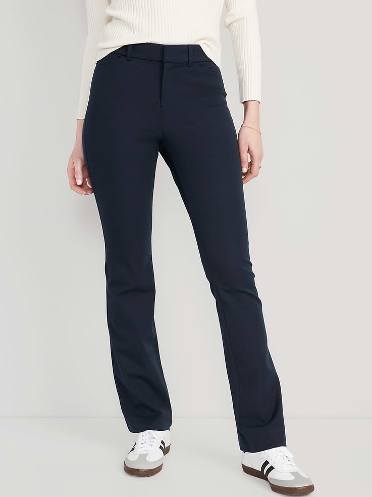 L'image numéro 1 présente Pantalon Pixie évasé à taille haute