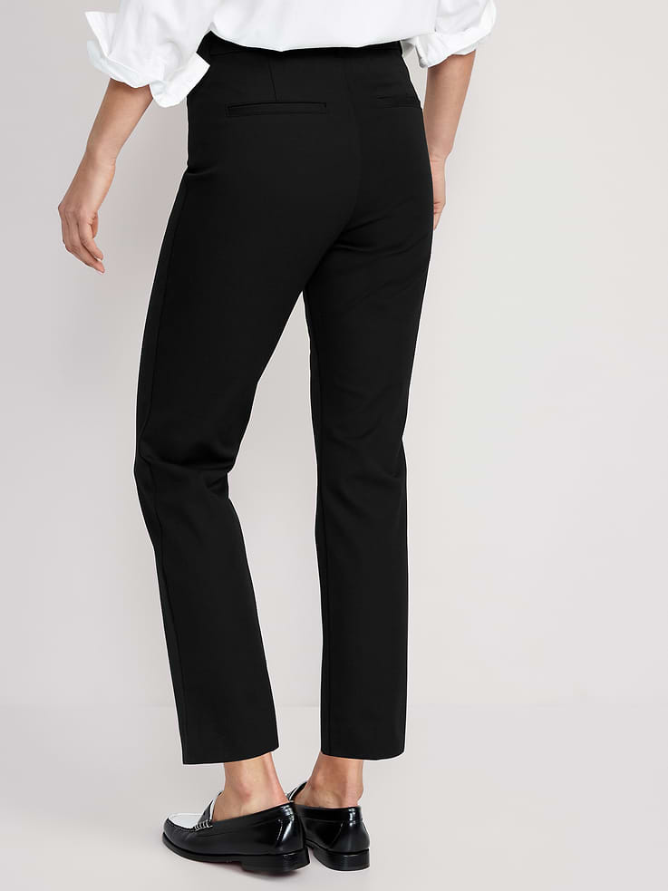 L'image numéro 2 présente Pantalon Pixie droit à taille haute