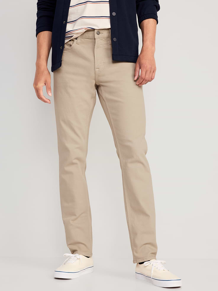 Image number 1 showing, Slim Built-In Flex Five-Pocket Pants