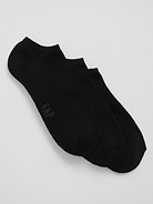 Image 1 of 1, Made with 12% recycled contents., Soft stretch knit., Ribbing at top., Reinforced toe and heel., Gap logo at sole., This product was made in a factory that invests in gender equity and women’s empowerment through RISE. Learn more at, Product #776777