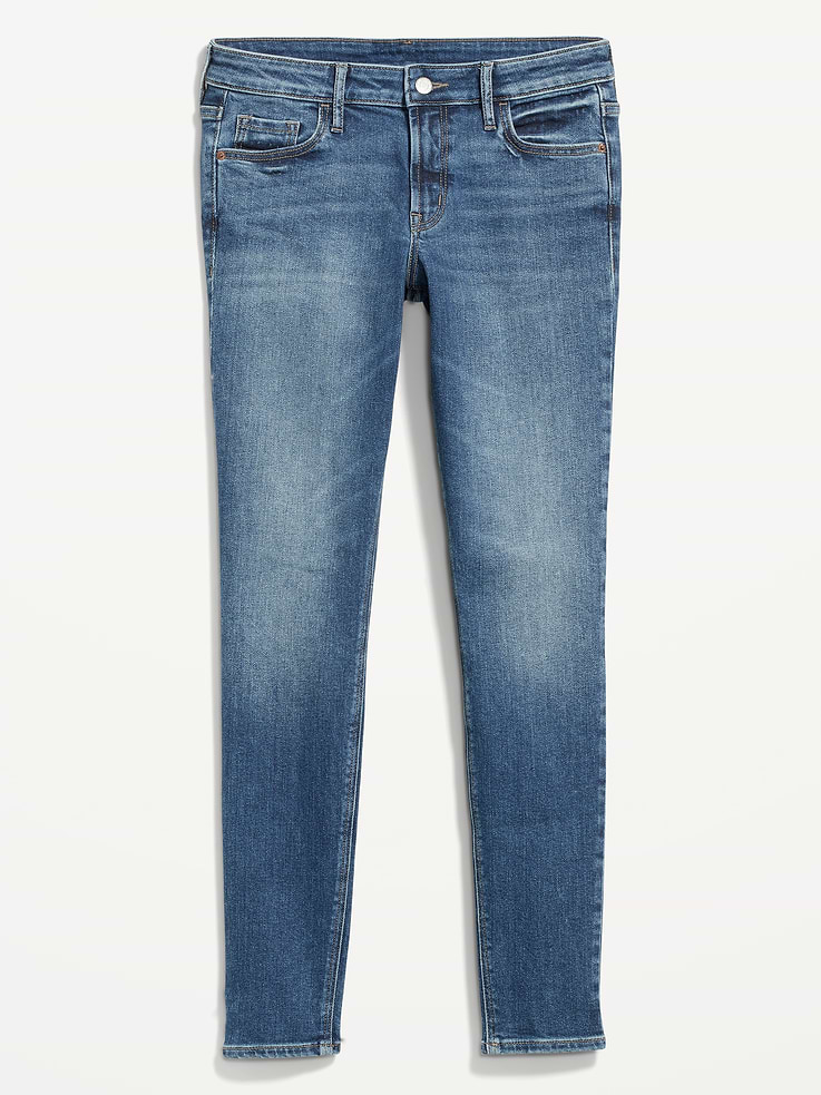 Image number 4 showing, Mid-Rise Rockstar Super-Skinny Jeans