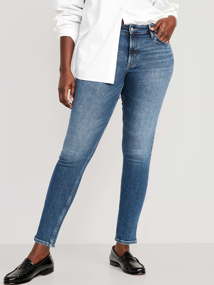 Image number 5 showing, Mid-Rise Rockstar Super-Skinny Jeans