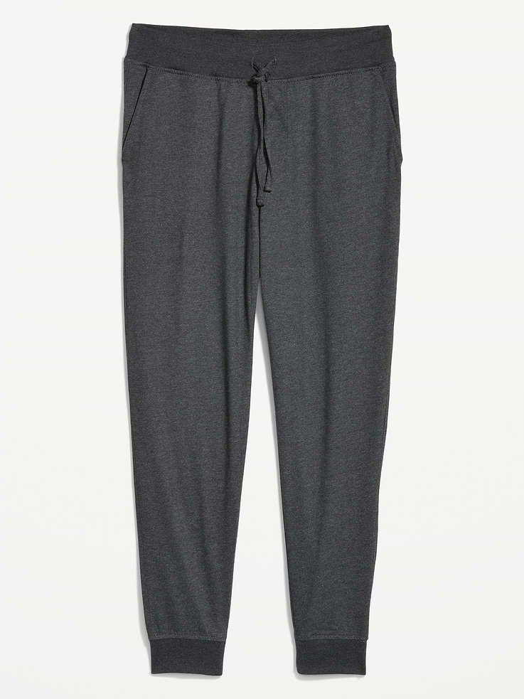 Image 2 of 2, Lightweight Jersey-Knit Joggers