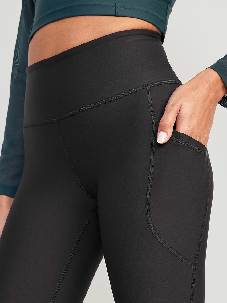 Image number 3 showing, High-Waisted PowerSoft Full-Length Pocket Leggings
