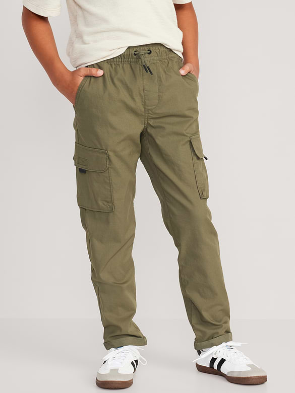 Pantalon chino cargo techno Effilé pour Garçon
