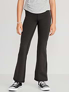 Image number 1 showing, High-Waisted PowerChill Crossover Flared Leggings for Girls
