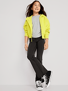 Image number 3 showing, High-Waisted PowerChill Crossover Flared Leggings for Girls