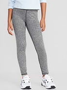 Image number 1 showing, High-Waisted PowerPress 7/8-Length Leggings for Girls