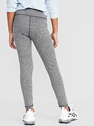 Image number 2 showing, High-Waisted PowerPress 7/8-Length Leggings for Girls