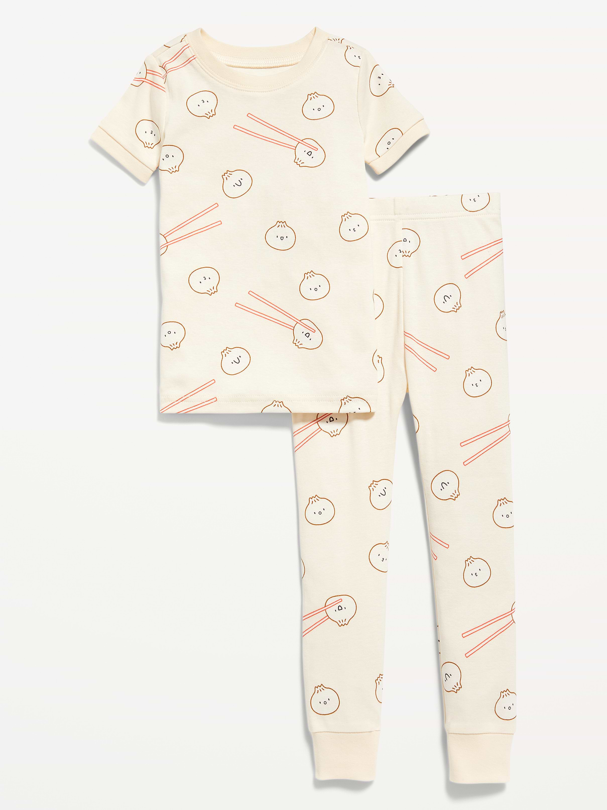 Image number 1 showing, Unisex Snug-Fit Printed Pajama Set for Toddler & Baby