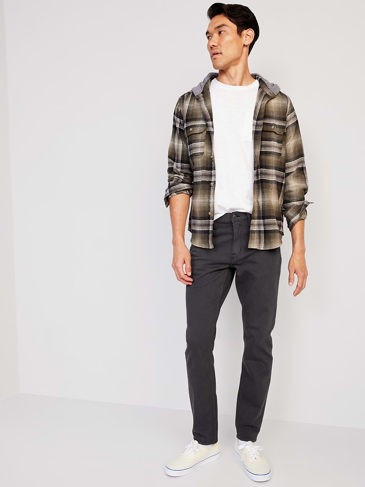 Image number 3 showing, Slim Built-In Flex Five-Pocket Pants