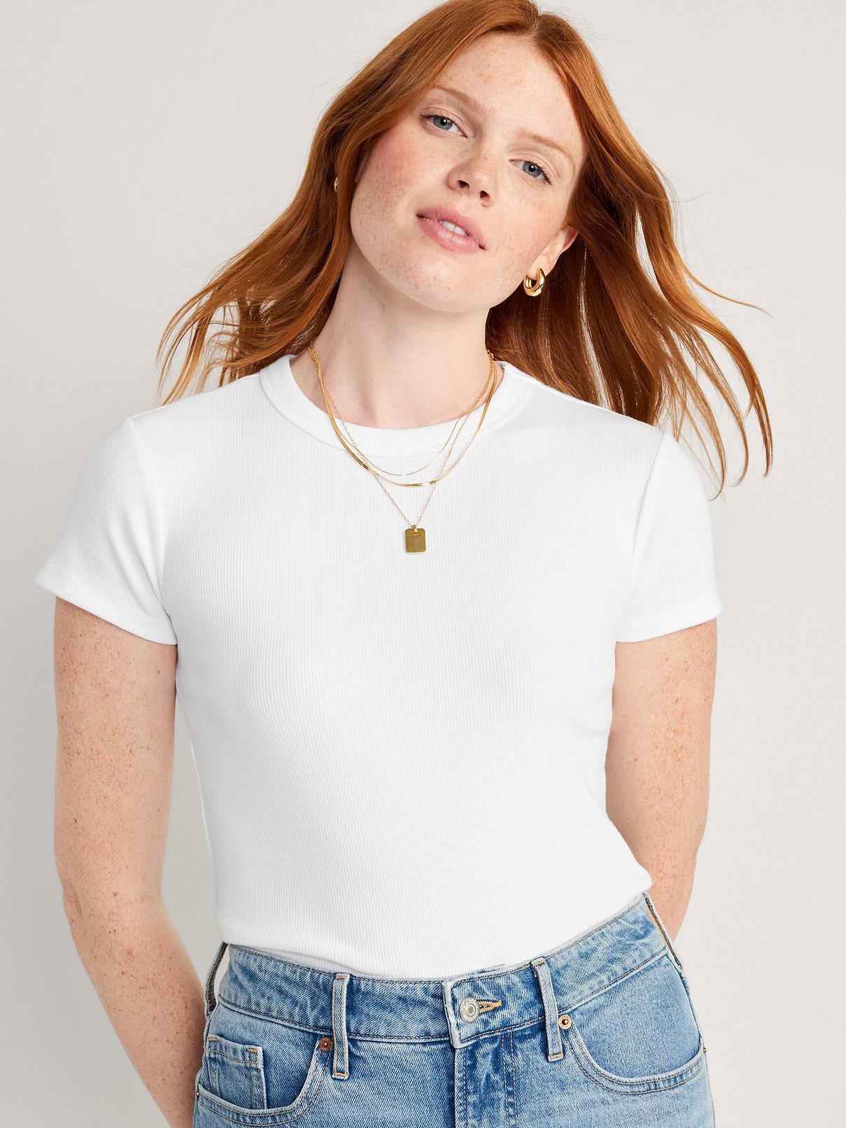 Image number 1 showing, Snug Crop T-Shirt