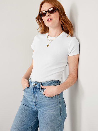 Image number 3 showing, Snug Crop T-Shirt