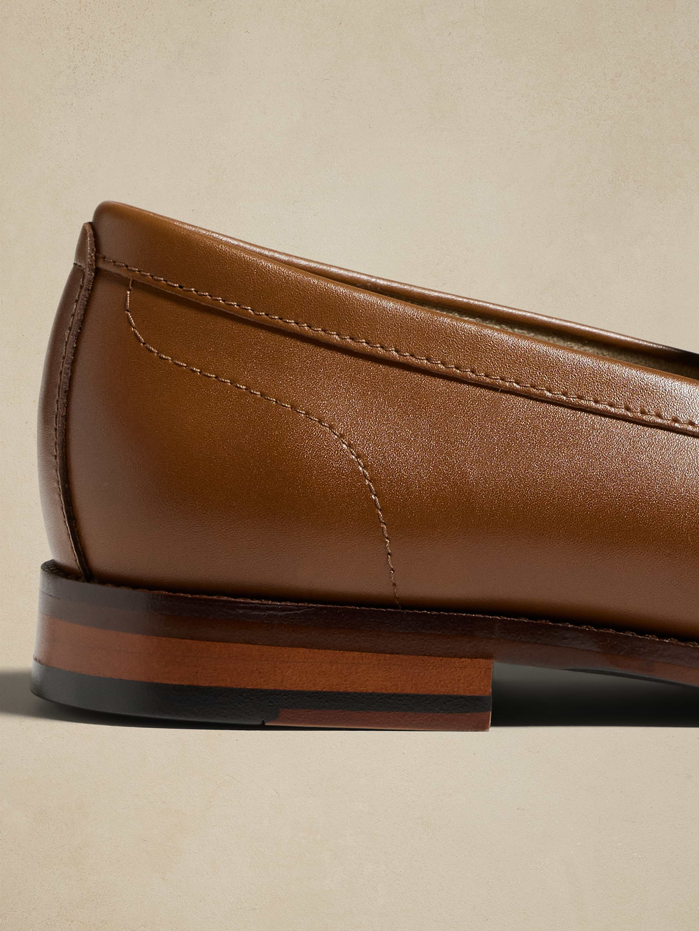 Image 6 of 8, Leather Penny Loafer