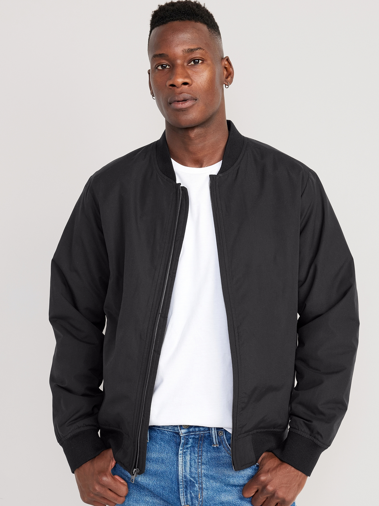 Water-Resistant Zip Bomber Jacket | Old Navy