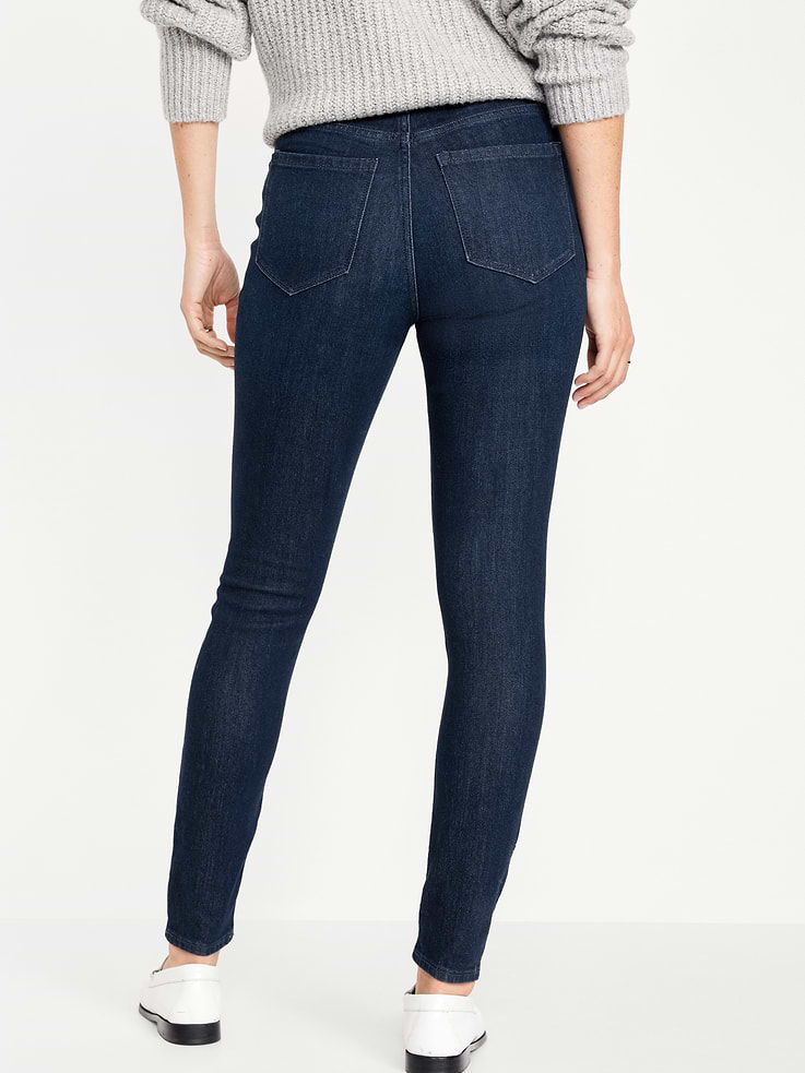 Image number 2 showing, High-Waisted Wow Super-Skinny Jeans