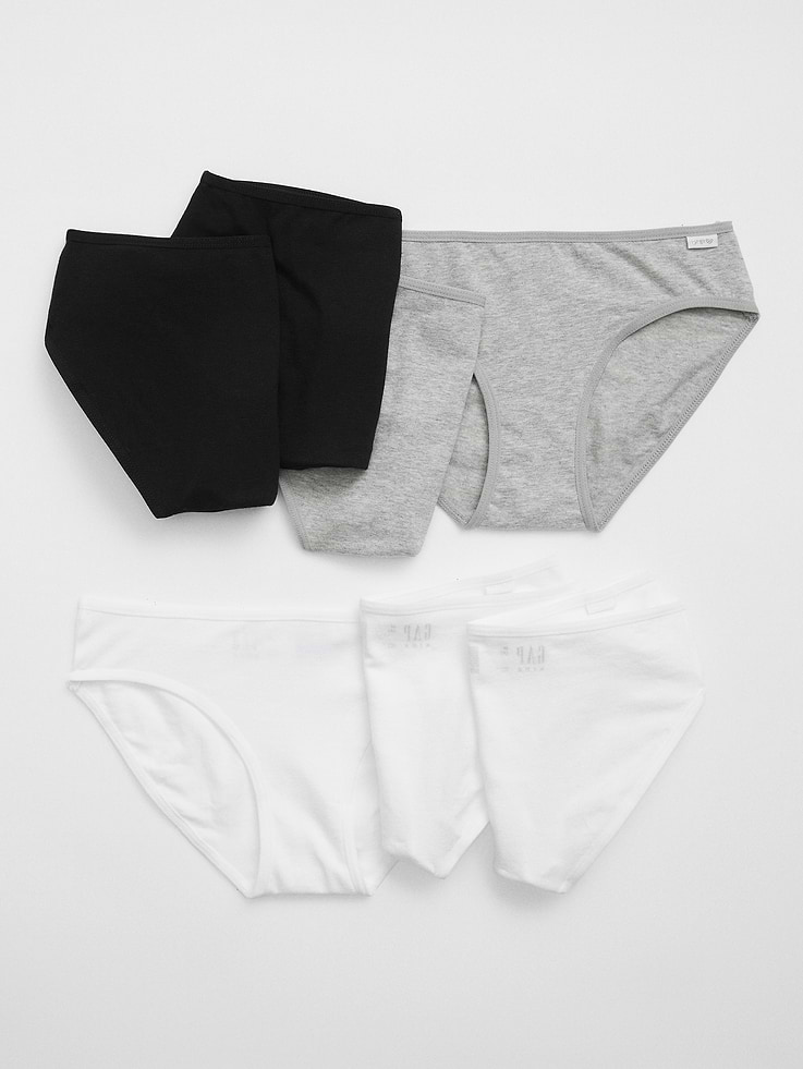 Image number 1 showing, Kids Bikini Briefs (7-Pack)