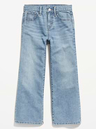 Image number 1 showing, High-Waisted Baggy Wide-Leg Jeans for Girls