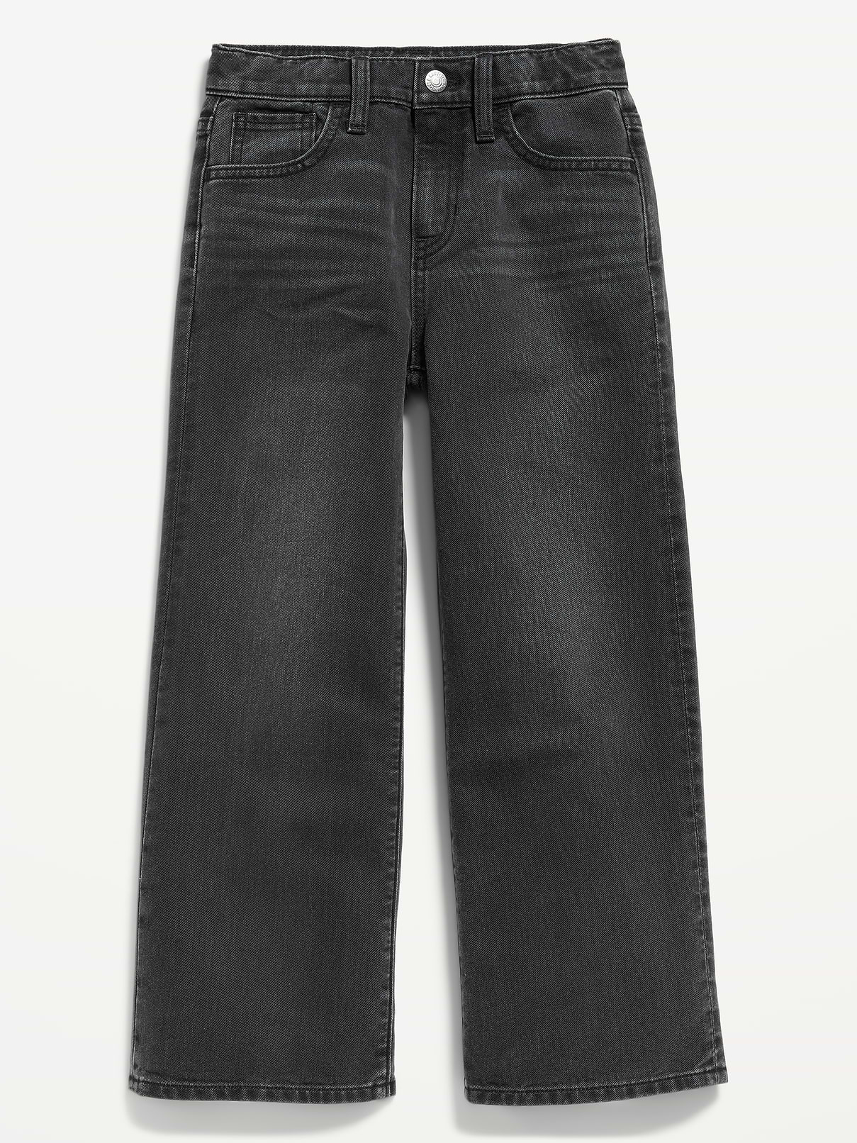 Image number 4 showing, High-Waisted Baggy Wide-Leg Jeans for Girls