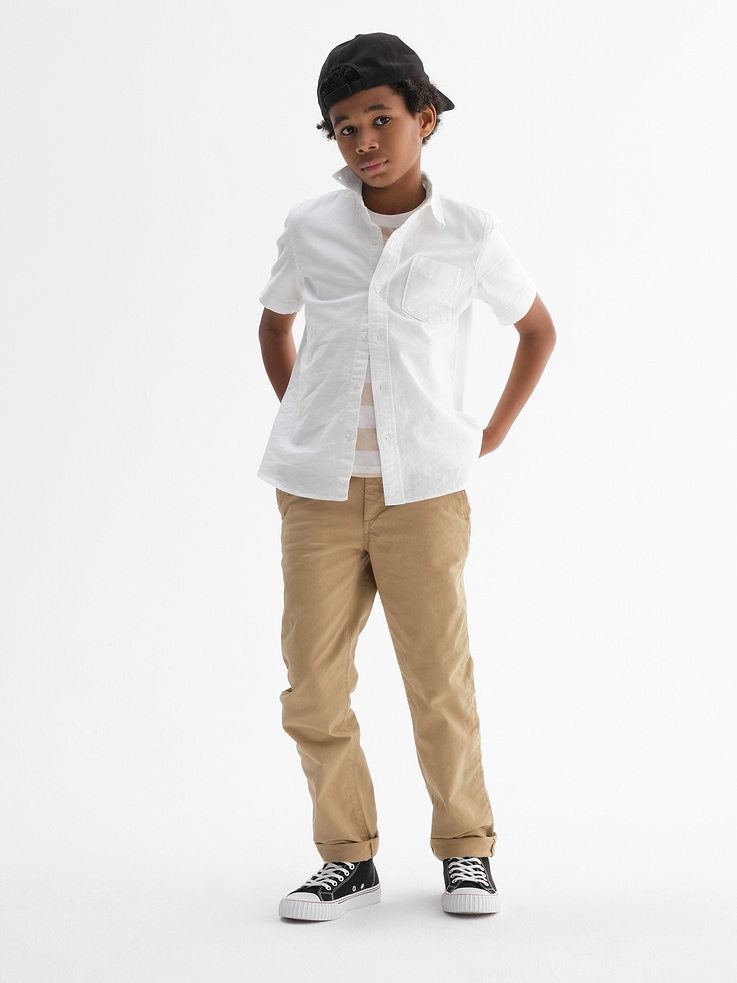 Image number 5 showing, Kids Uniform Stretch Straight Khakis