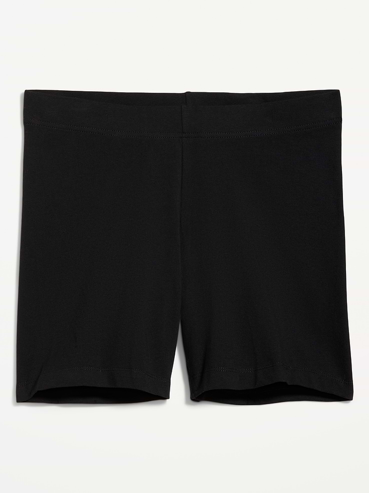Image number 2 showing, High Waisted Jersey Bike Shorts for Women -- 6-Inch Inseam