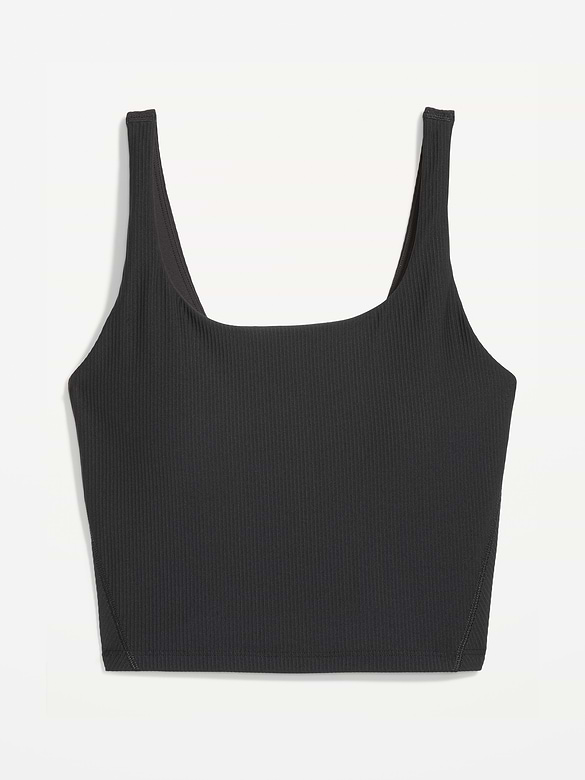 Soutien-gorge de sport PowerSoft long côtelé à maintien léger