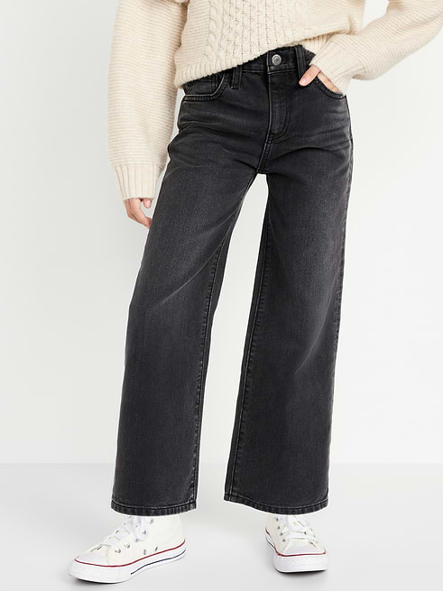 High High-Waisted Baggy Wide-Leg Jeans for Girls on clearance at Old Navy — 40% off