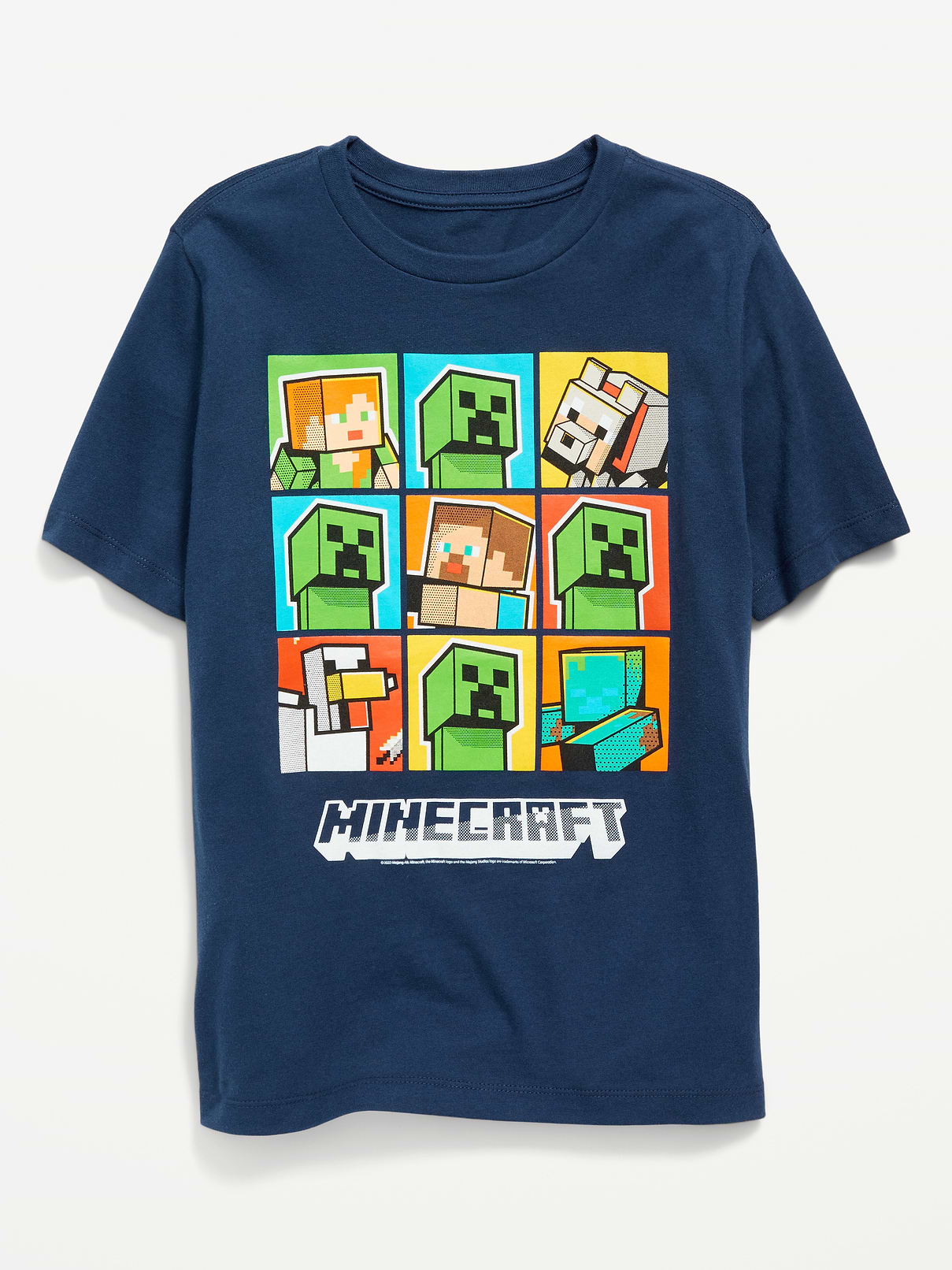 Image number 1 showing, Minecraft™ Gender-Neutral Graphic T-Shirt for Kids