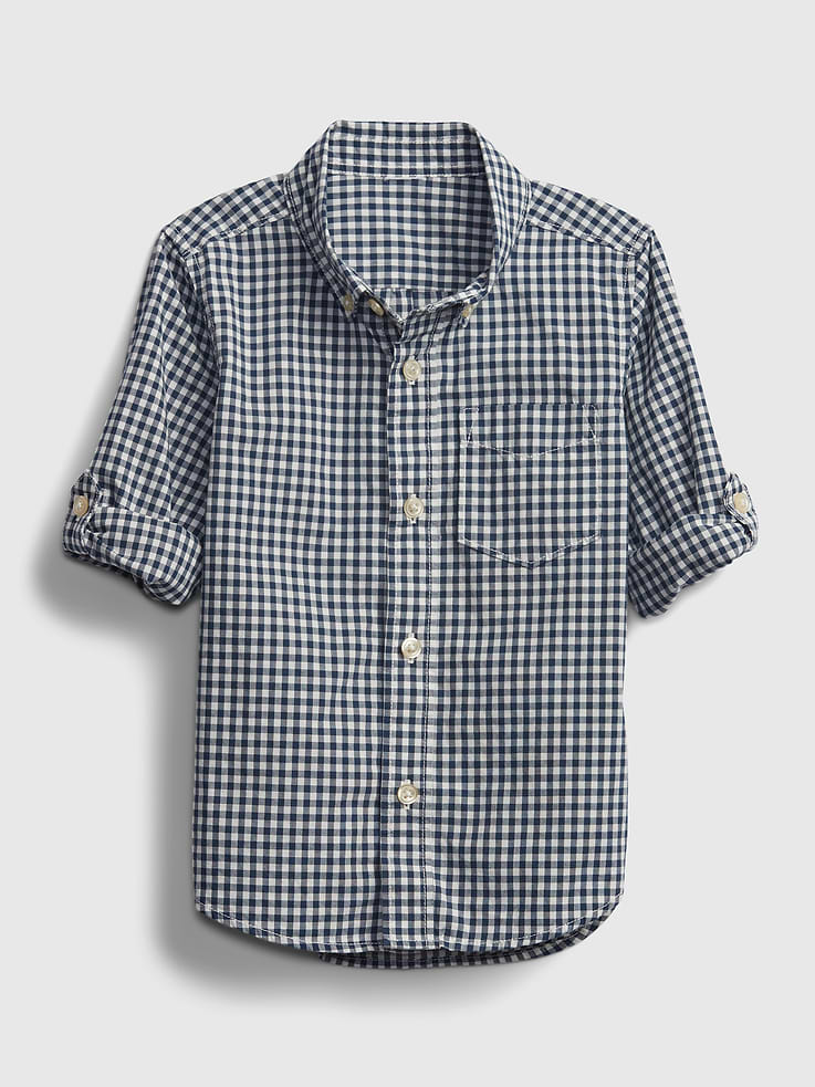 Image number 3 showing, Baby & Toddler Poplin Shirt