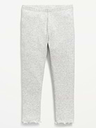 Image number 1 showing, Rib-Knit Full-Length Leggings for Toddler Girls