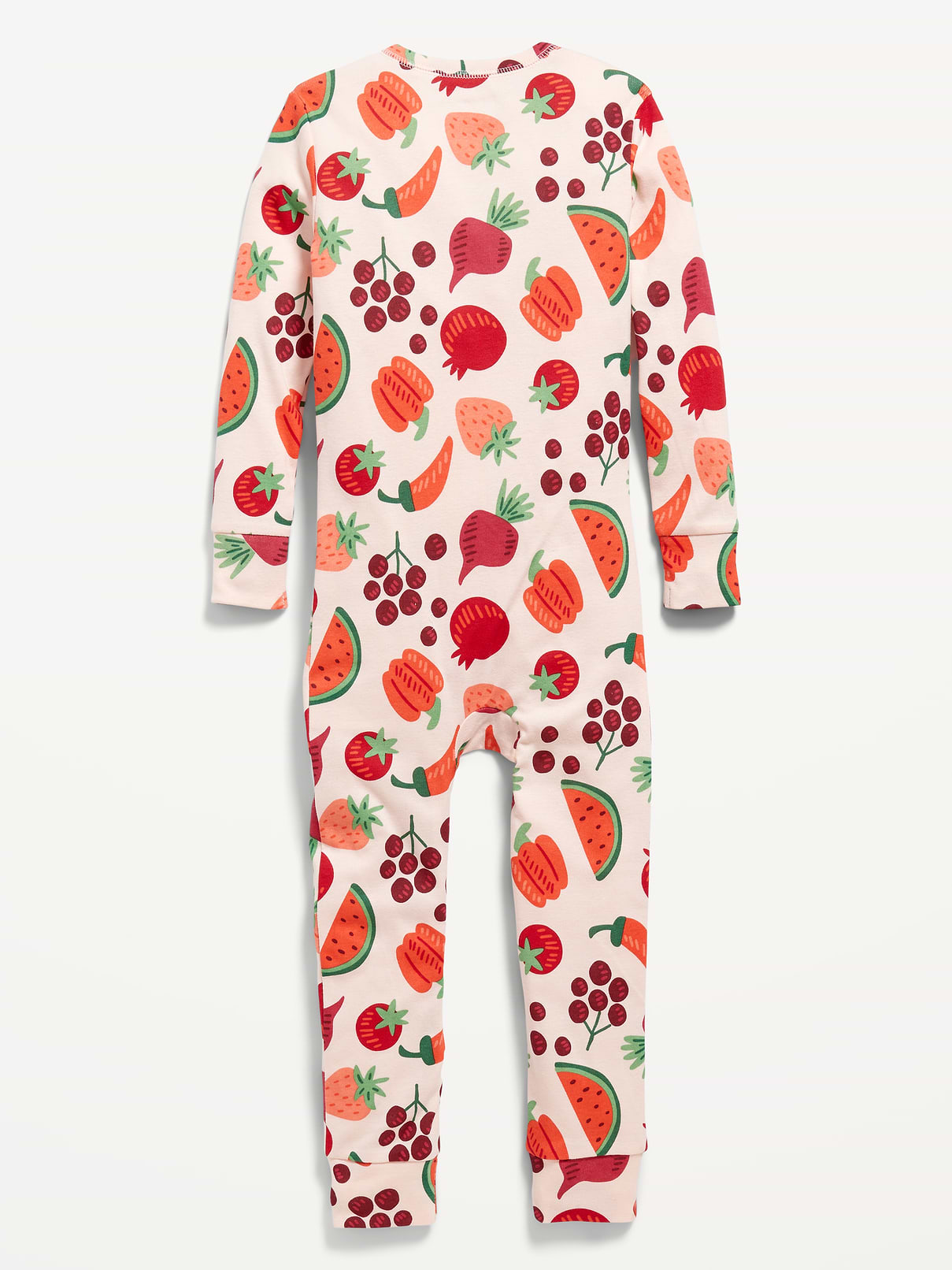 Image number 2 showing, Unisex Snug-Fit 2-Way-Zip Printed Pajama One-Piece for Toddler & Baby