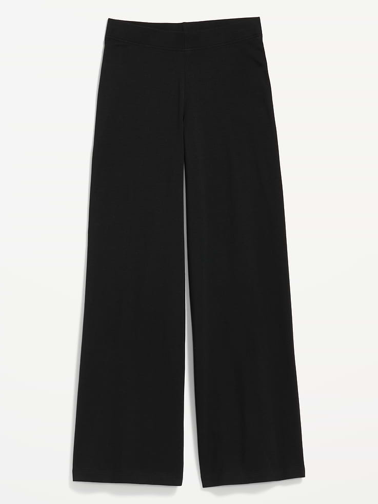 Image number 4 showing, High-Waisted Fashion Wide-Leg Leggings