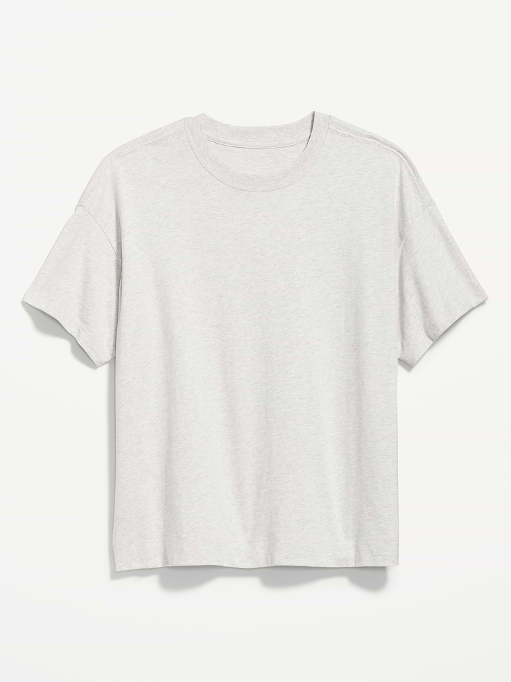 L'image numéro 4 présente T-shirt ras du cou rétro pour femme