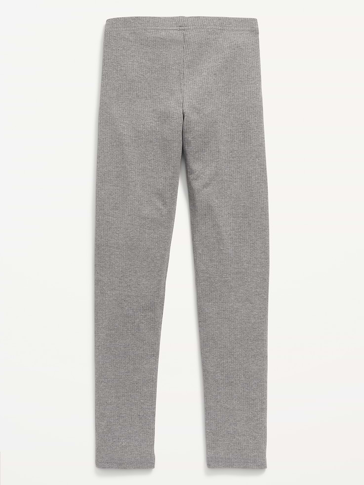 Image 2 of 2, Rib-Knit Leggings for Girls