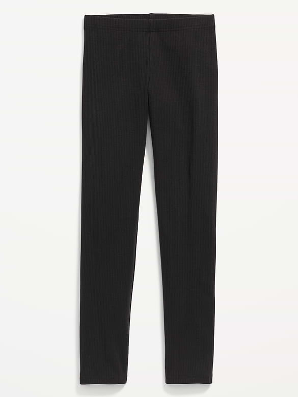Rib-Knit Leggings for Girls