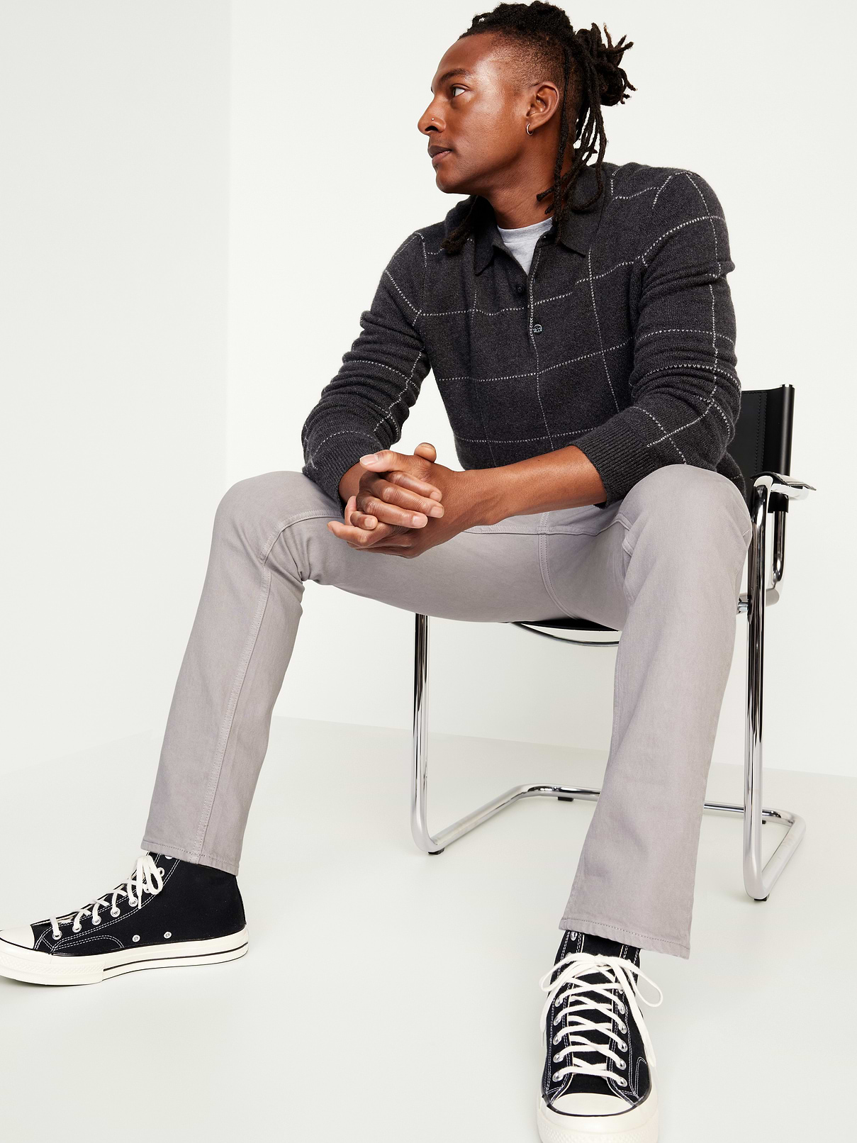 Image number 3 showing, Slim Built-In Flex Five-Pocket Pants