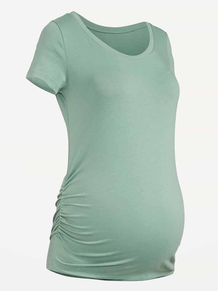 Image number 4 showing, Maternity Scoop-Neck T-Shirt