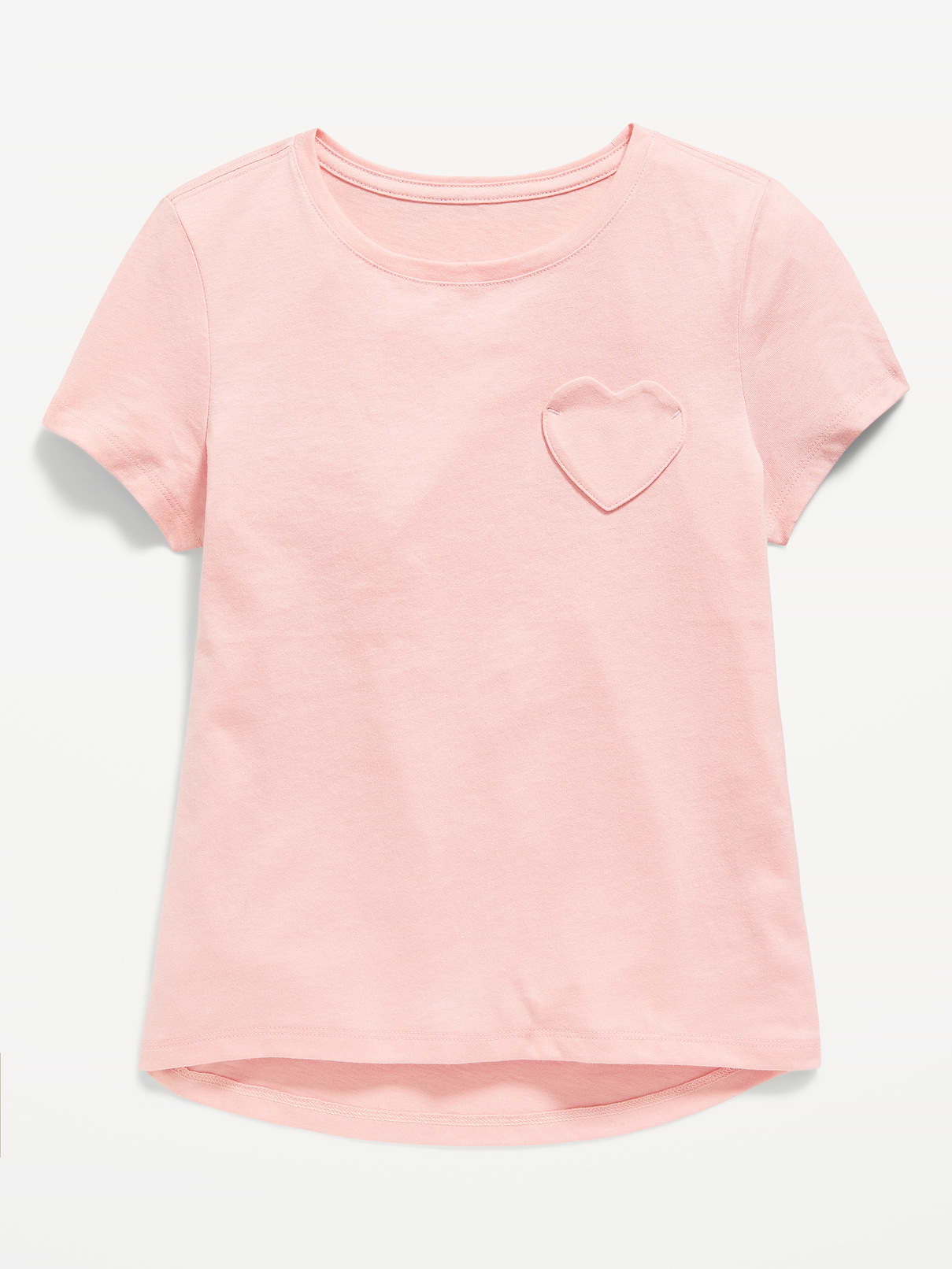 L'image numéro 1 présente T-shirt ultra-doux à poche en cœur pour Fille