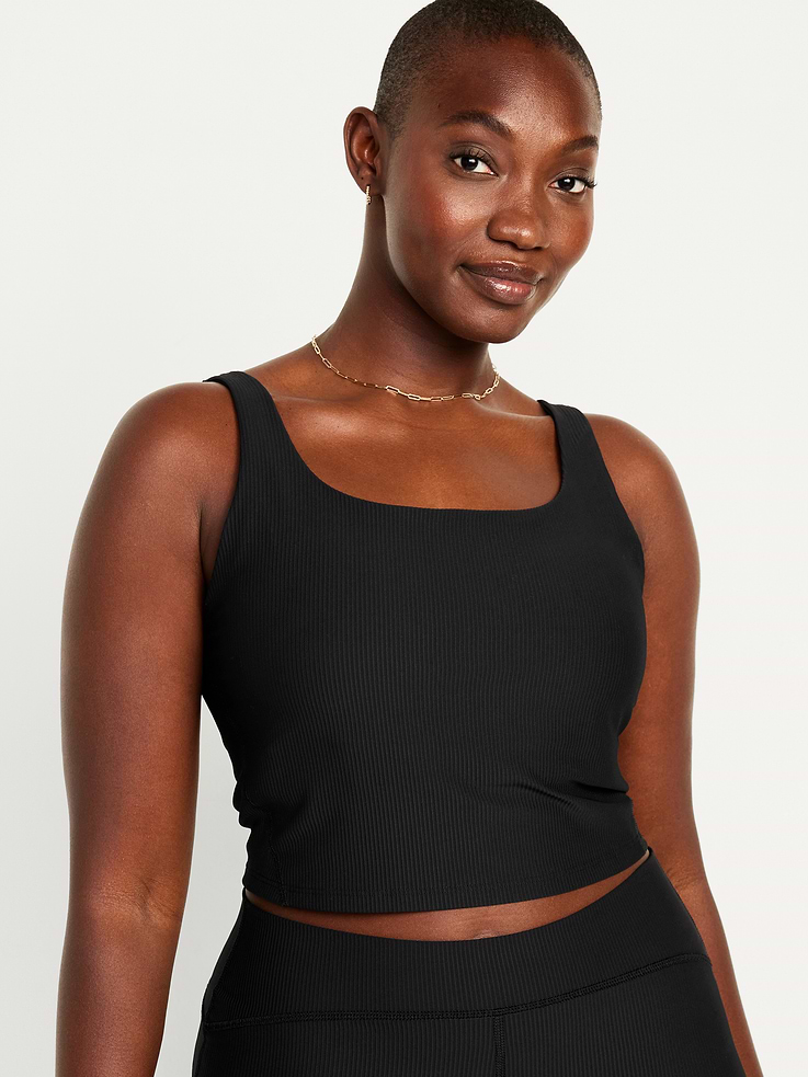 Image number 5 showing, Light Support PowerSoft Rib Longline Sports Bra