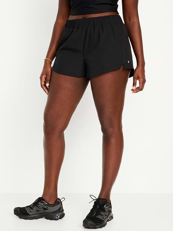 Short de course StretchTech à taille mi-basse, entrejambe de 7,5 cm