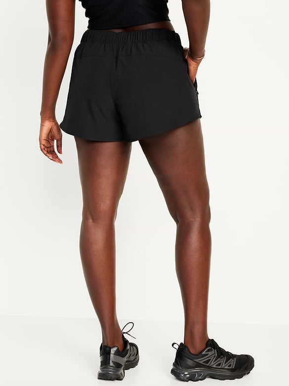 Short de course StretchTech à taille mi-basse, entrejambe de 7,5 cm