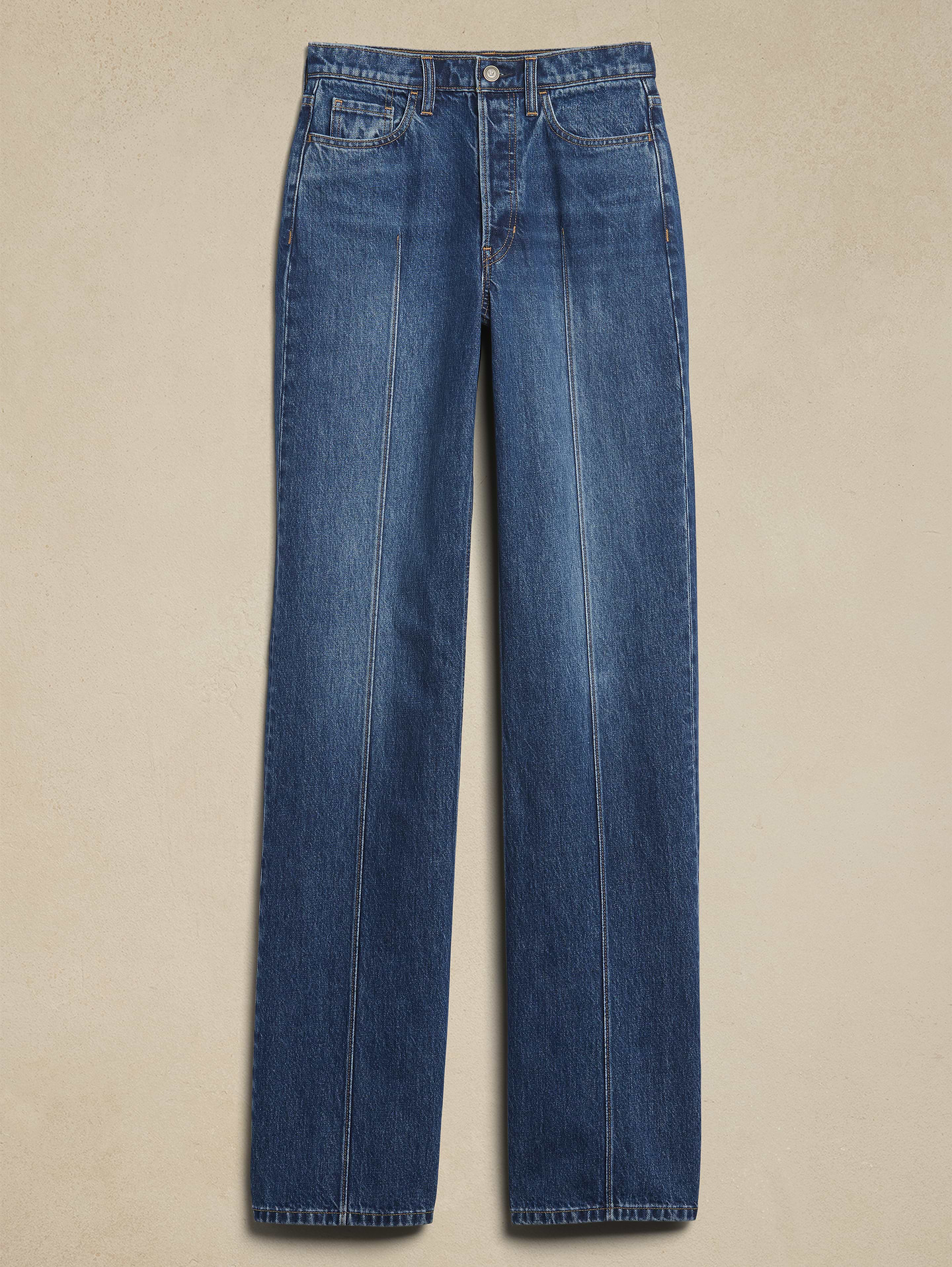 Image 4 of 4, The Pintuck Jean