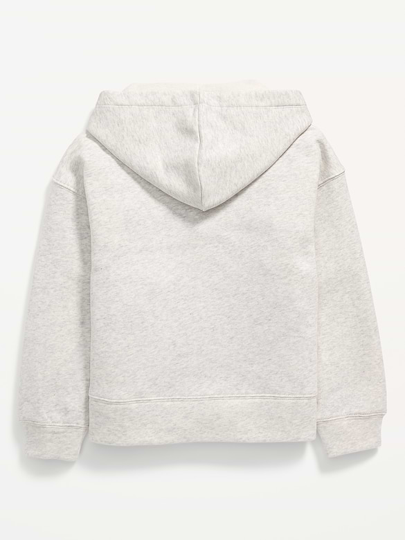 Logo-Graphic Zip Hoodie for Girls