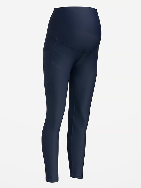 Maternity Full-Panel PowerSoft 7/8 Leggings