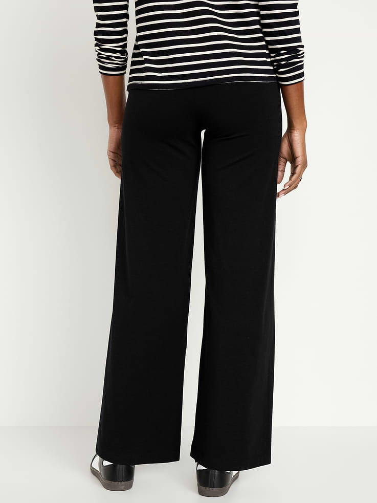 Image number 2 showing, High-Waisted Fashion Wide-Leg Leggings
